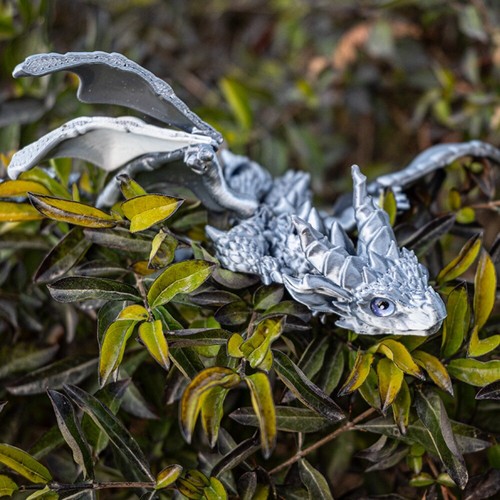 Articulated Simulated Dragon Ornament Western Dragon Model Desktop Ornament - Picture 18 of 20