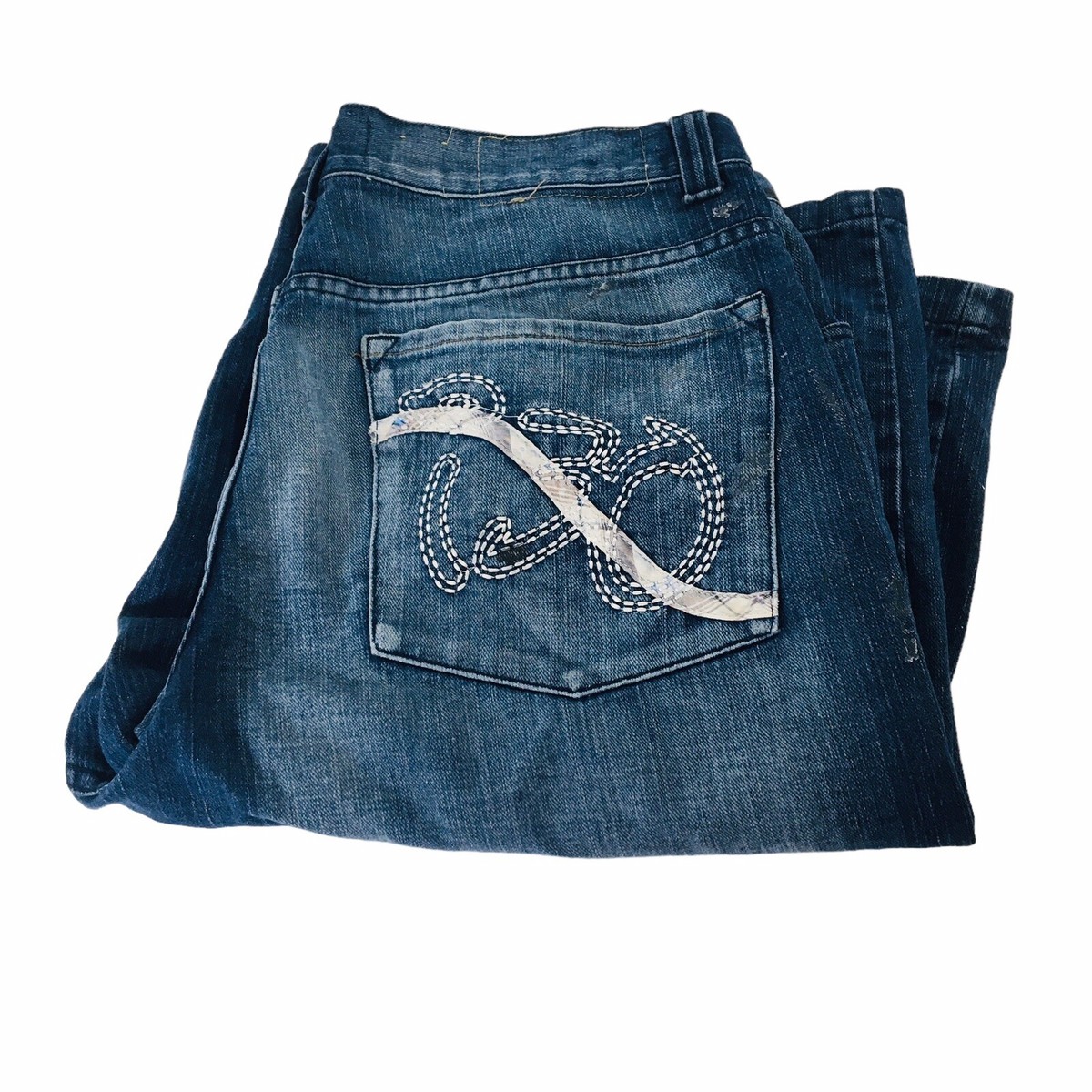 Vtg Indigo 30 Jean Shorts Men Sz 38 Blue Denim Baggy Loose