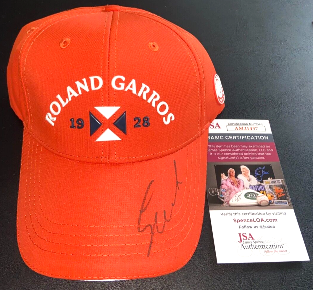 Iga Swiatek Autographed Signed ROLAND GARROS HAT CAP 2023 FRENCH OPEN US POLAND JSA 