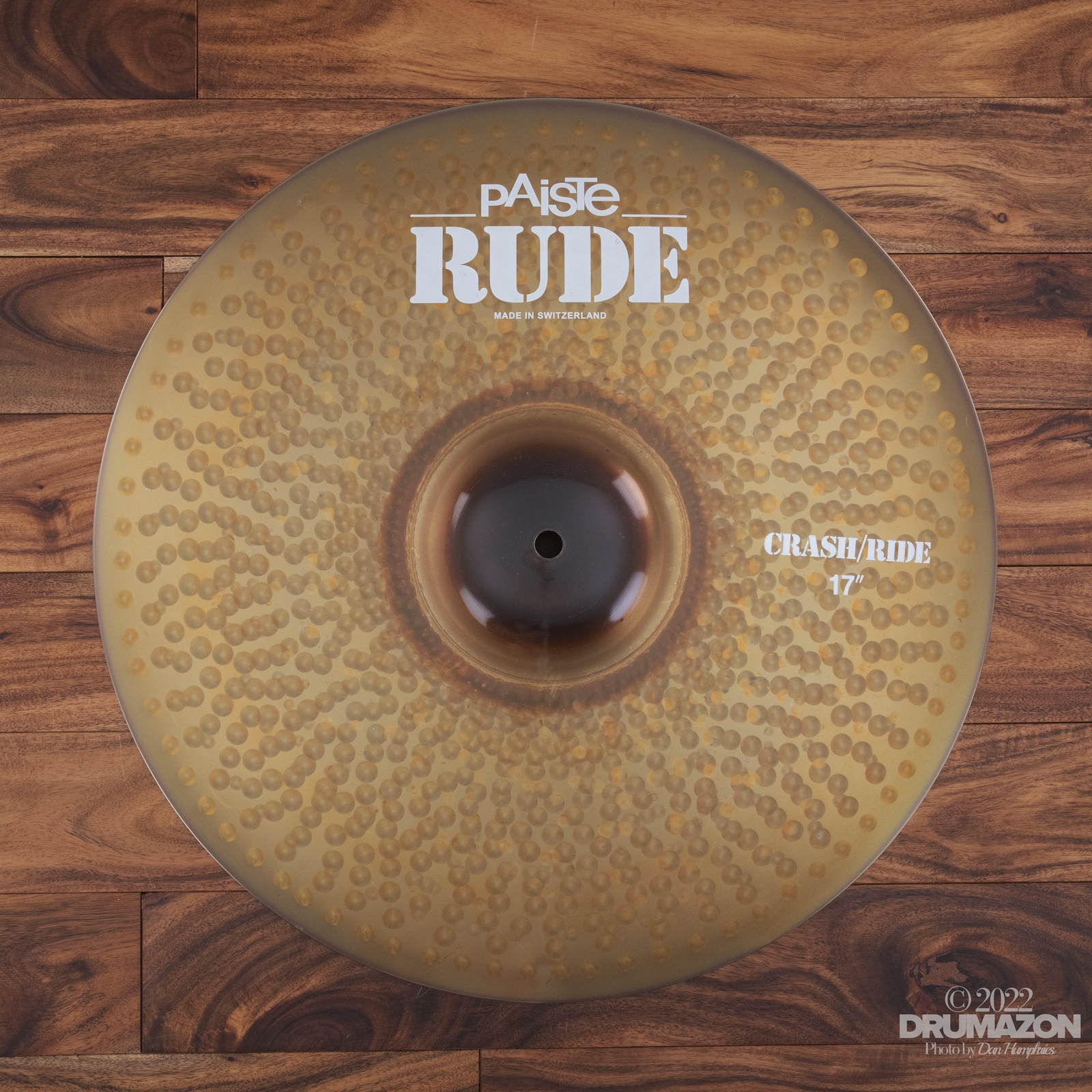 PAISTE 17" RUDE CRASH / RIDE CYMBAL eBay