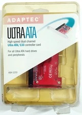 Adaptec ASH-1233 PCI Ultra ATA / 133 PCI Controller Card -Dual Channel IDE