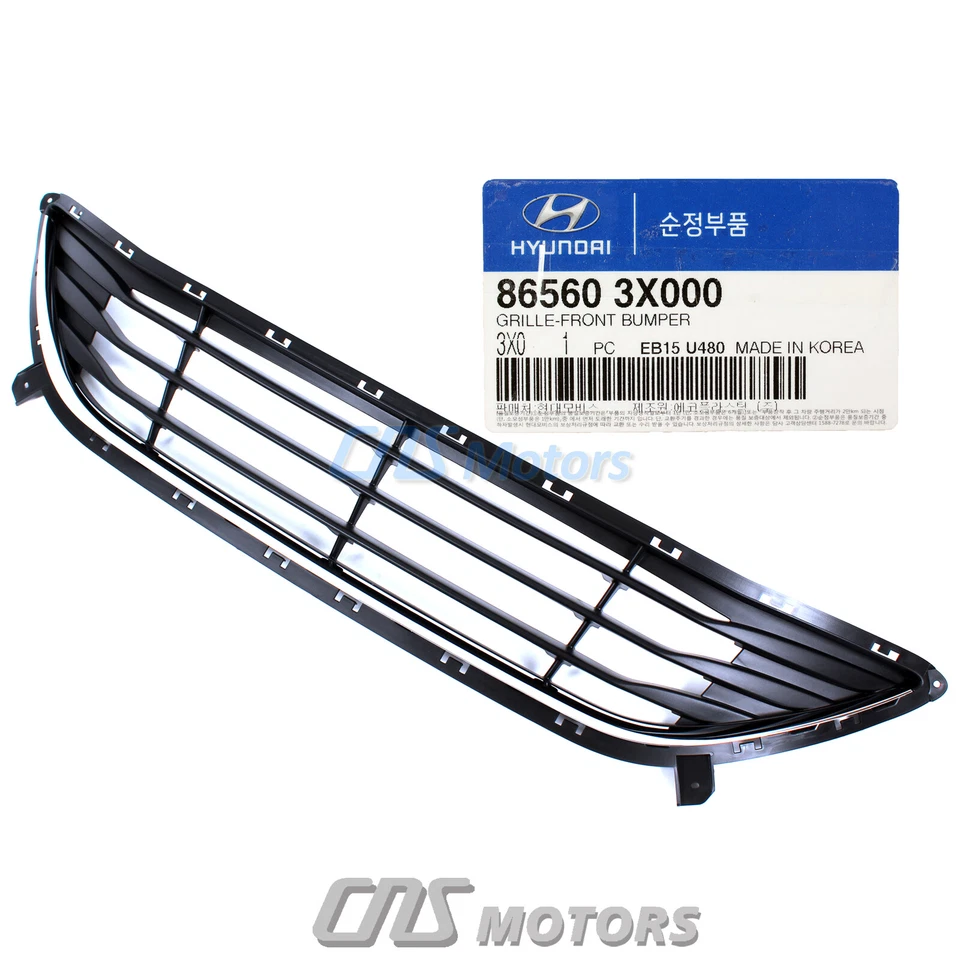 GENUINE Grille Radiator Upper & Lower for 2011-2013 Hyundai Elantra 863503X000 Foto 3 de 4