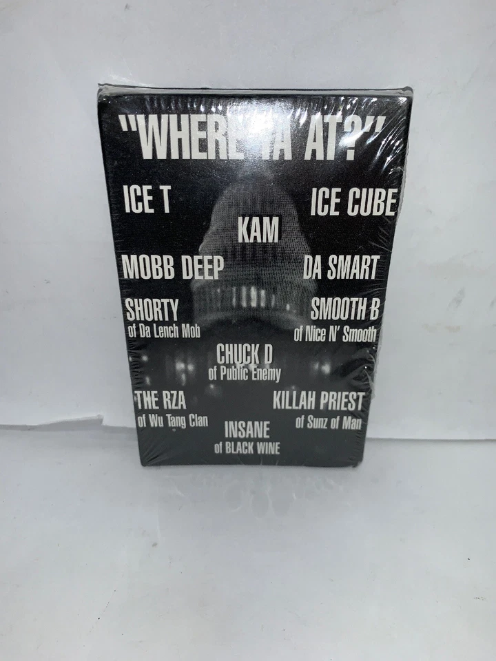 Where Ya At? 90s Hip Hop Cassette Tape Ice Cube Ice T Kam Chuck D Insane The Rza - Image 3 of 4