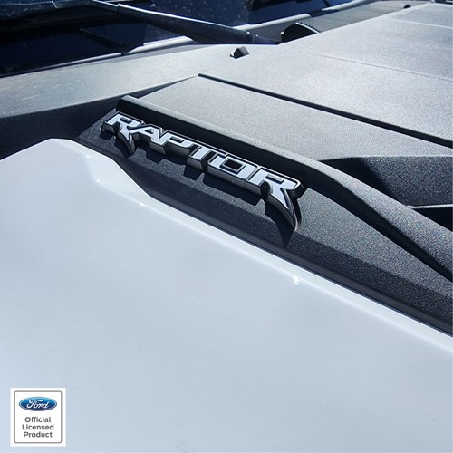 2022-2025 Ford Bronco Raptor Hood Cowl Inlay vinyl stickers decals - set of 2 - Picture 2 of 5