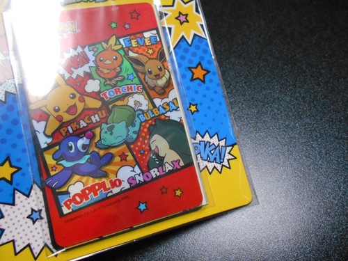 Pokemon Taiwan Metro Easy Card Pikachu Snorlax Eevee Bulbasaur etc Sealed - Picture 4 of 9
