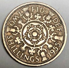 # C8166     GREAT BRITAIN     COIN,    FLORIN    1955
