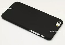 Black Matte ULTRA-Thin Rubberized Cover Case for Apple iPhone 6 PLUS 6S  5.5" 