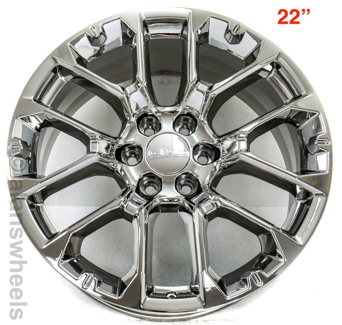 4 New GMC Sierra Yukon Denali OEM PVD Chrome 22