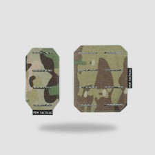 Placa adaptadora de cinturón táctico Molle en ángulo de 45 ° doble fila individual camuflaje exterior
