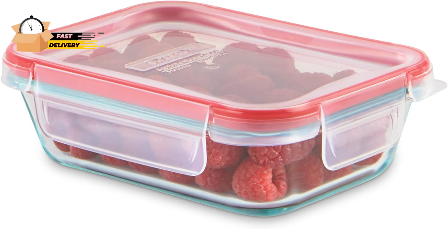 Freshlock Airtight Glass Food Container with Secure Locking Lids – Free Shipping