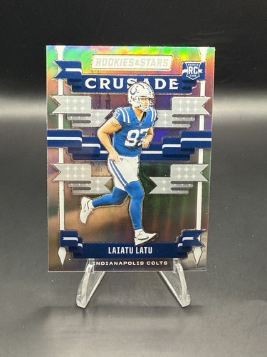 2024 Rookies & Stars Football Crusade Silver Prizm Laiatu Latu #C-LLU