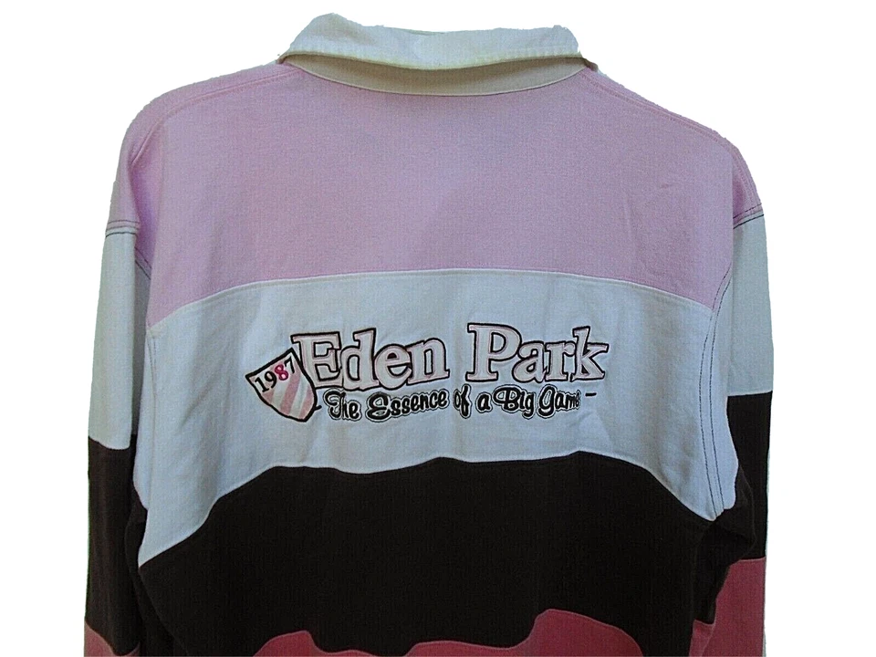 Camisa polo a rayas con bloqueo de color Eden Park para hombre talla L multicolor Foto 4 de 4