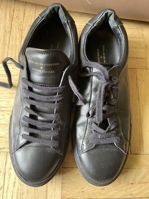 ZESPA Aix-en-Provence Schuhe Sneakers Leder schwarz Gr. 39 NP. 149  TOP 