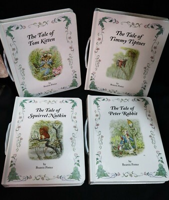 Beatrix Potter~Lot of 6 Carry Handle Boardbooks~Chancellor Press, 1987