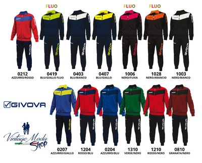 Tuta Givova Visa Suit Uomo Donna Bambino Unisex Zip Running Sport  Ginnastica | eBay