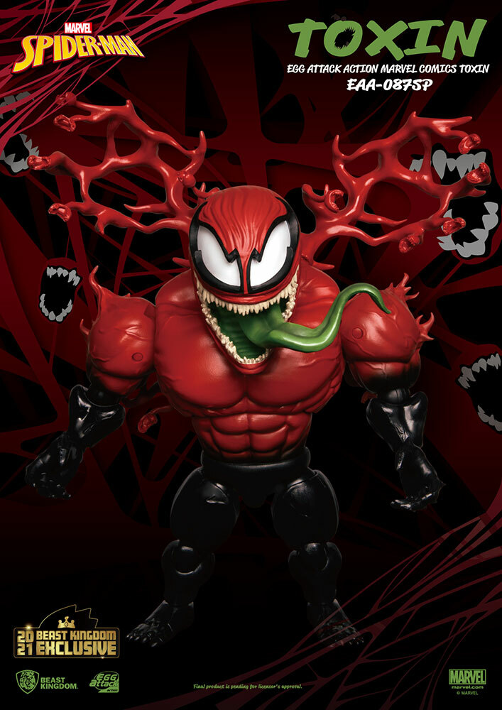Marvel Toxin Action Figure Egg Attack EAA-087 Beast Kingdom