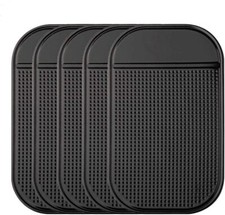 5 Pack Car Dashboard Non Slip Mat Anti-Slide Sticky Dash Pad, 5.5x3.2 Inch