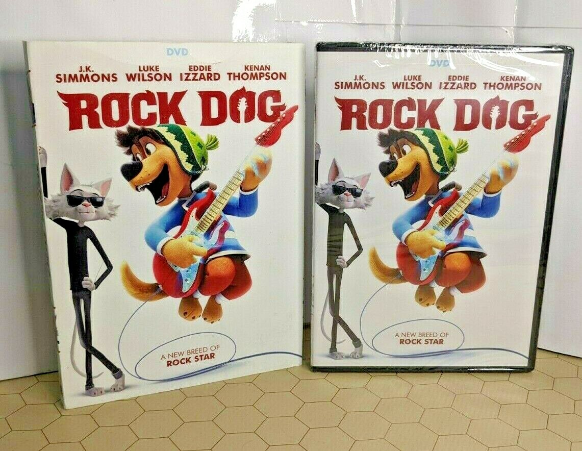 Rock Dog DVD Luke Wilson Lewis Black Kids Animated 2017 With
