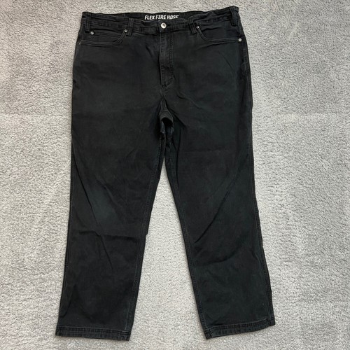 Duluth Trading Jeans Herren 44x30 Schwarz Flex Feuerwehrhose Hose Relaxed Fit Freizeit