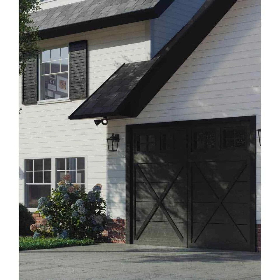 Progress Lighting 2-Light Adjustable Black Flood Light Lampholder Wall Light - Image 3 of 4