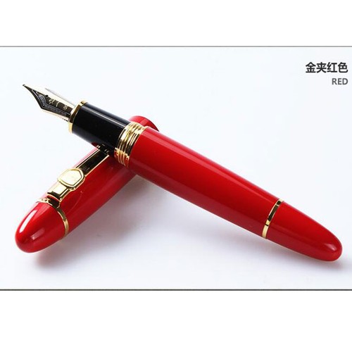 Jinhao 159 Smooth Metal Clip Fountain Pen Medium Fine Nib 0.5mm Writing Gifts - Picture 32 of 47