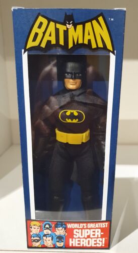 Mego Black Batman Custom With Repro Box, Very Nice!  - Afbeelding 1 van 4