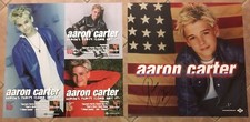 Backstreet Boys AARON CARTER 2 SIDED PROMO POSTER 4 Party CD Facsimile SIGNATURE