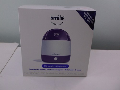 Smile Direct Club Spa Ultrasonic + UV Denture Retainer Toothbrush Cleaner NIB