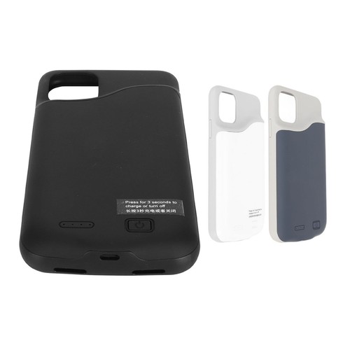 Handy Akku Hülle 6000mah 4 LED Anzeige Eingebauter Smart Chip für 11 - Bild 3 von 33