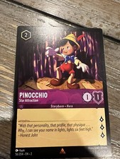 Disney Lorcana: Rise Of The Floodborn - Pinocchio Star - Cold Foil 56/204