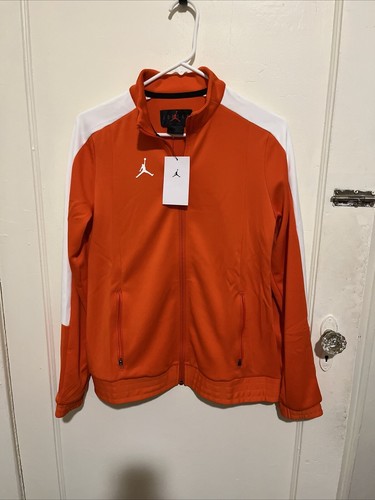 Giacca basket Jordan full zip arancione N bianca donna taglia small nuova con etichetta