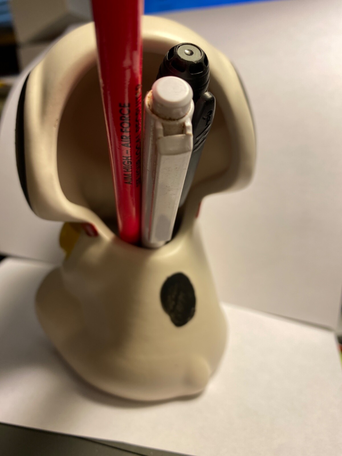 2021 SNOOPY Ceramic Matt Finish Planter Pencil holder Typo PEANUTS