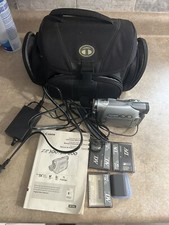 Canon ZR200 Mini DV Camcorder w/ Extras Not Working For Parts Only
