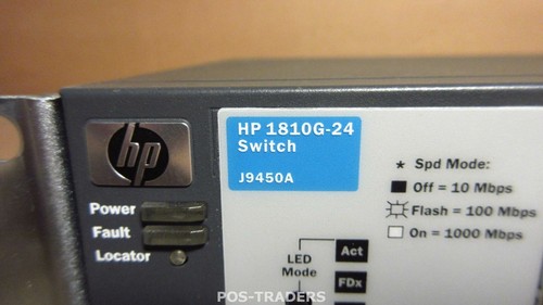 HP 1810G-24 ProCurve Layer 2 24x Gigabit Ports + 2x SFP Switch Fanless J9450A - Bild 2 von 2