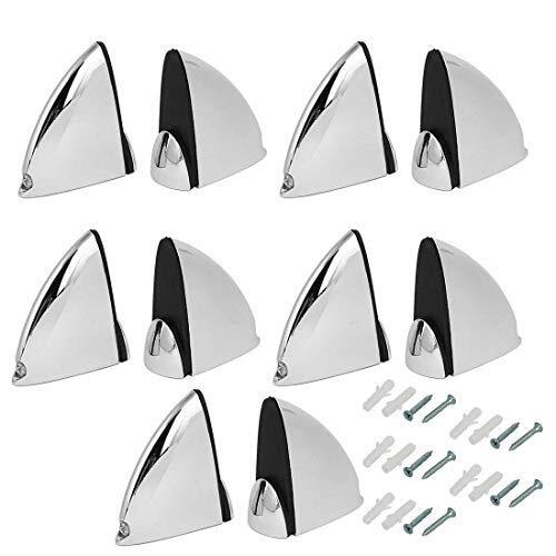 Glass Clamp Shelf Clip Adjustable Support Bracket Office Living Room 10pcs - Picture 1 of 1