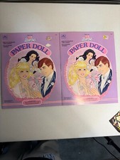 Barbie Paper Dolls Perfume Pretty Barbie New Uncut 1988 Golden Vintage