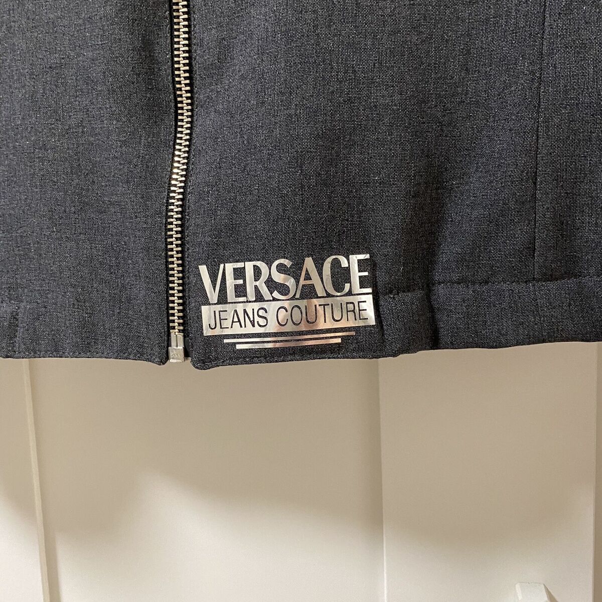 Versace Jeans Couture vintage womens holographic logo zip up Versace Jeans Couture vintage womens holographic logo zip up
