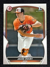Jacob Cravey 1st Bowman 2023 Bowman Draft # BD-189