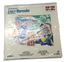 Pioneer Laser Karaoke Video Sing Along Top Ten 50's Hits Volume 5 1993 Laserdisc