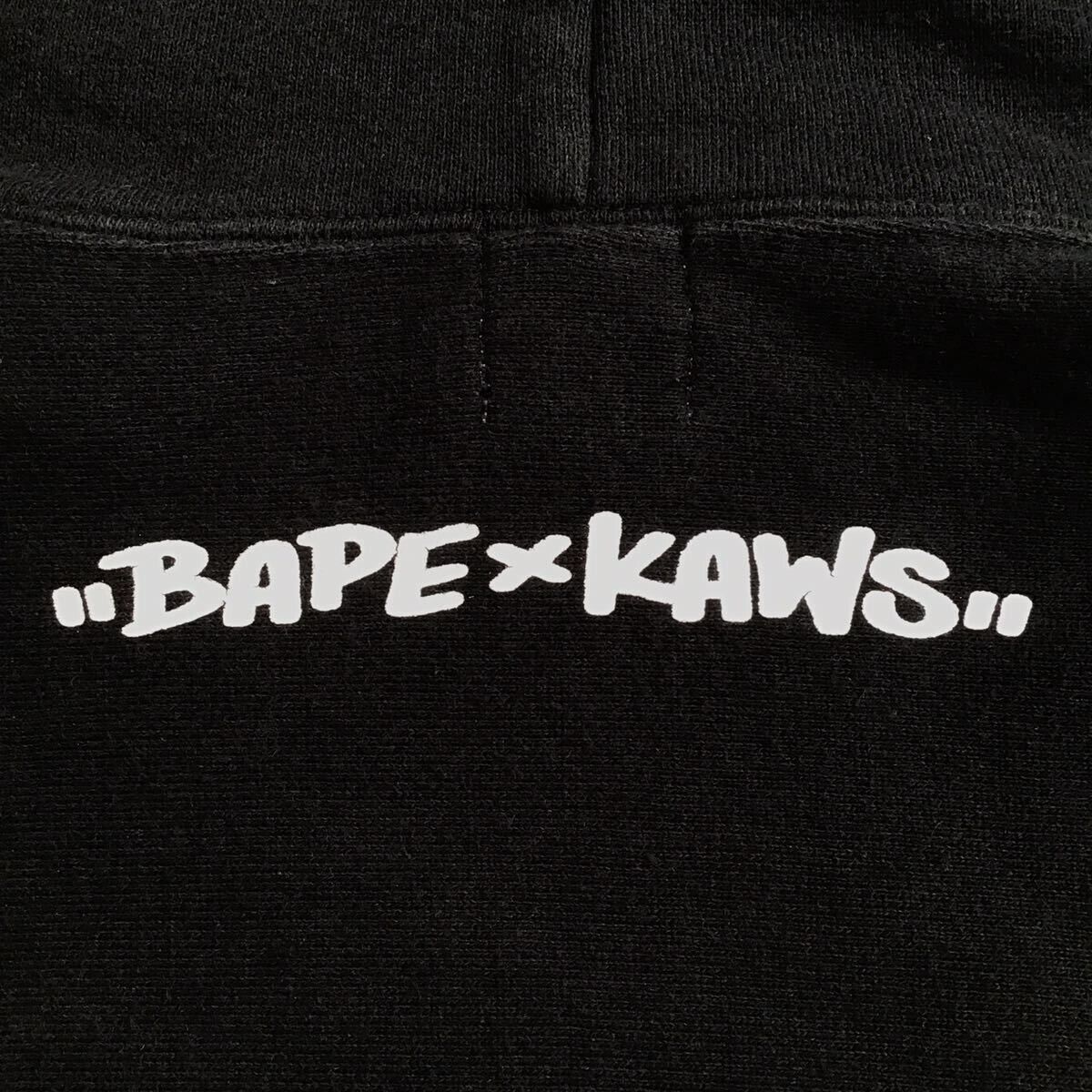 BAPE × KAWS pullover hoodie a bathing ape NIGO Black Size M BAPE × KAWS pullover hoodie a bathing ape NIGO Black Size M