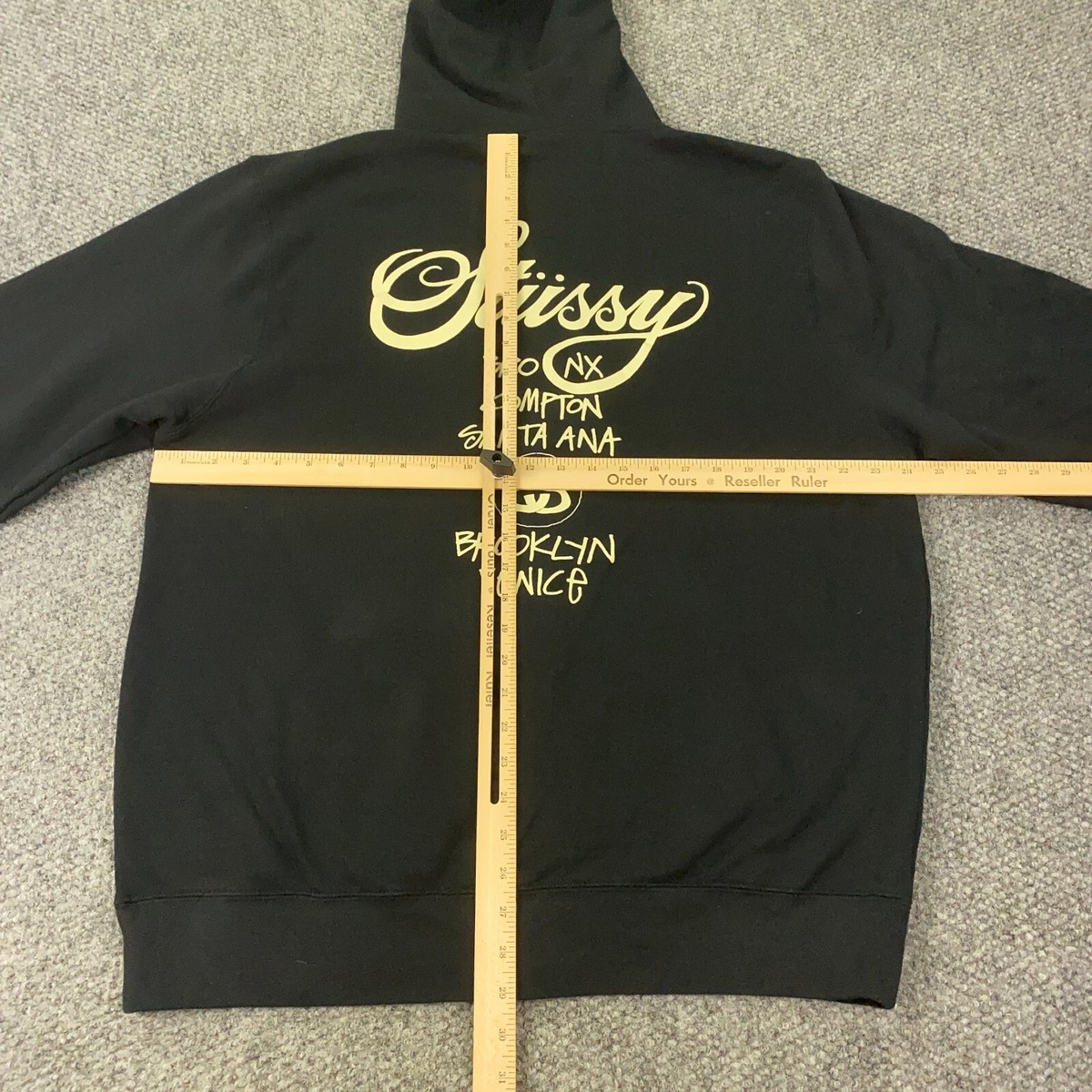 トップス Stussy WORLD TOUR ZIP HOODIE Stussy World Tour Zip Hoodie Mens - Hooded Sweatshirt