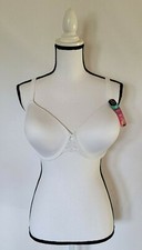 Maidenform Women's T-Shirt Bra Smartzone Cups Convertible Straps White 38D New
