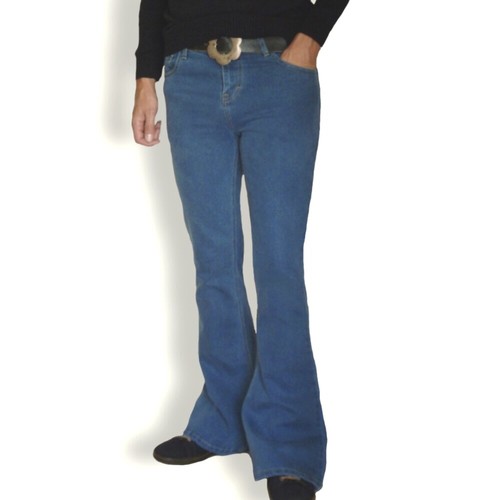 Mens Bell Bottoms FLARES Jeans Trousers Corduroy Hippy Pants 60s 70s Retro cords - Picture 7 of 34