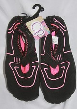 OP Water Beach Shoes Youth Large 2-3 Pink  Black New With Tags