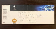 2012/2013 PSG vs Barcelona UCL 1/4 Final Boleto Completo Messi 1er Gol Contra PSG