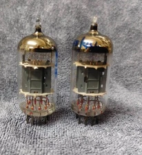 (2) 12AX7 ECC83 United Electron Tungsram driver Audio vacuum tube valve