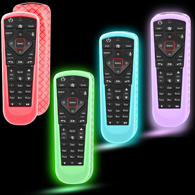 4 Pack Remote Cover for Dish Network Remote Control 52.0/54.0 Silicone TV Re...