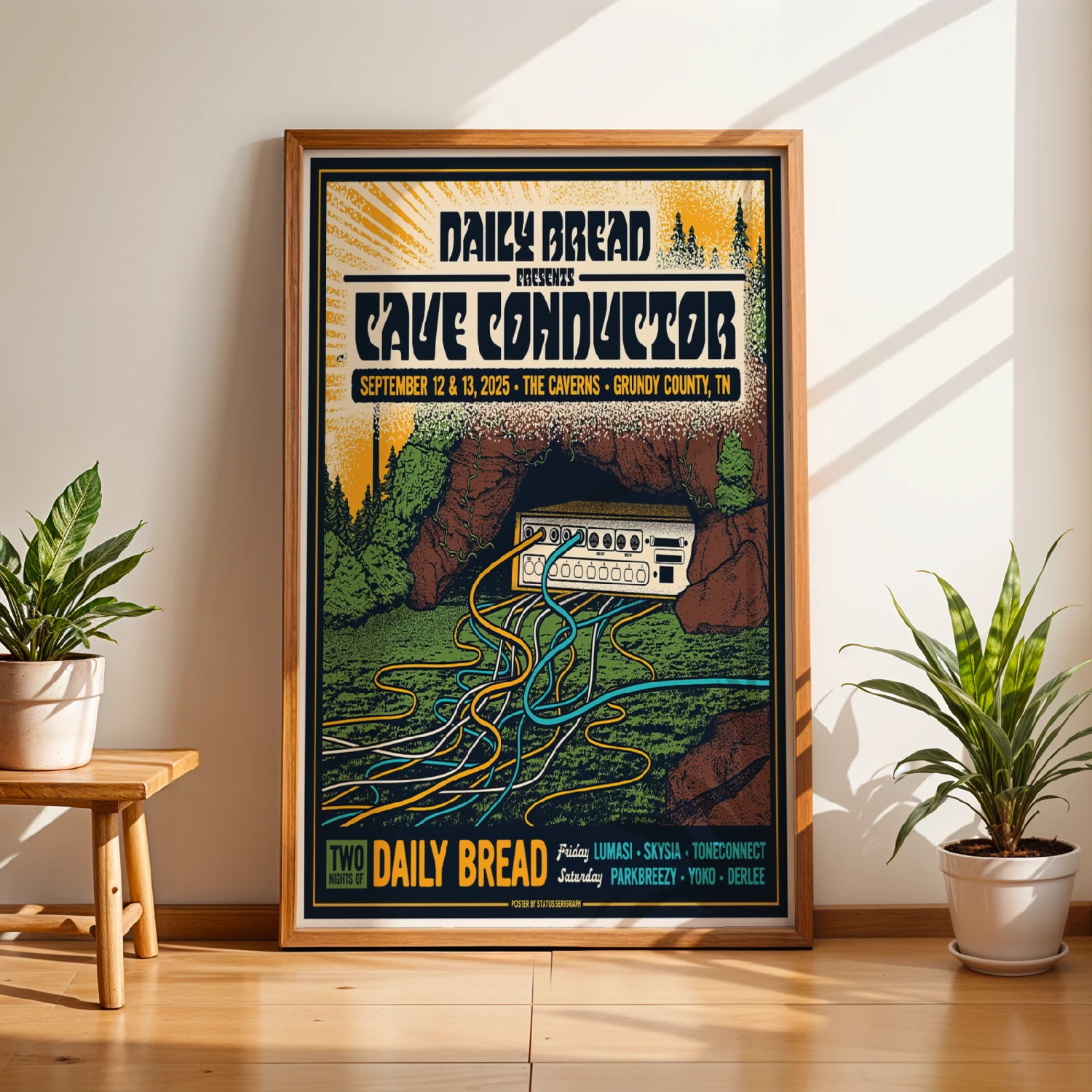 Cave Conductor 2025 The Caverns Tennessee Festival Poster