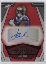 2023 SAGE Low Series Peak Performance Red Auto Jake Bobo #PK-JB Auto 7pv
