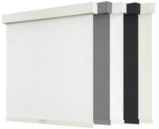 AOSKY Blackout Roller Shades Cordless Blinds for Windows, Free-Stop Shades Beige